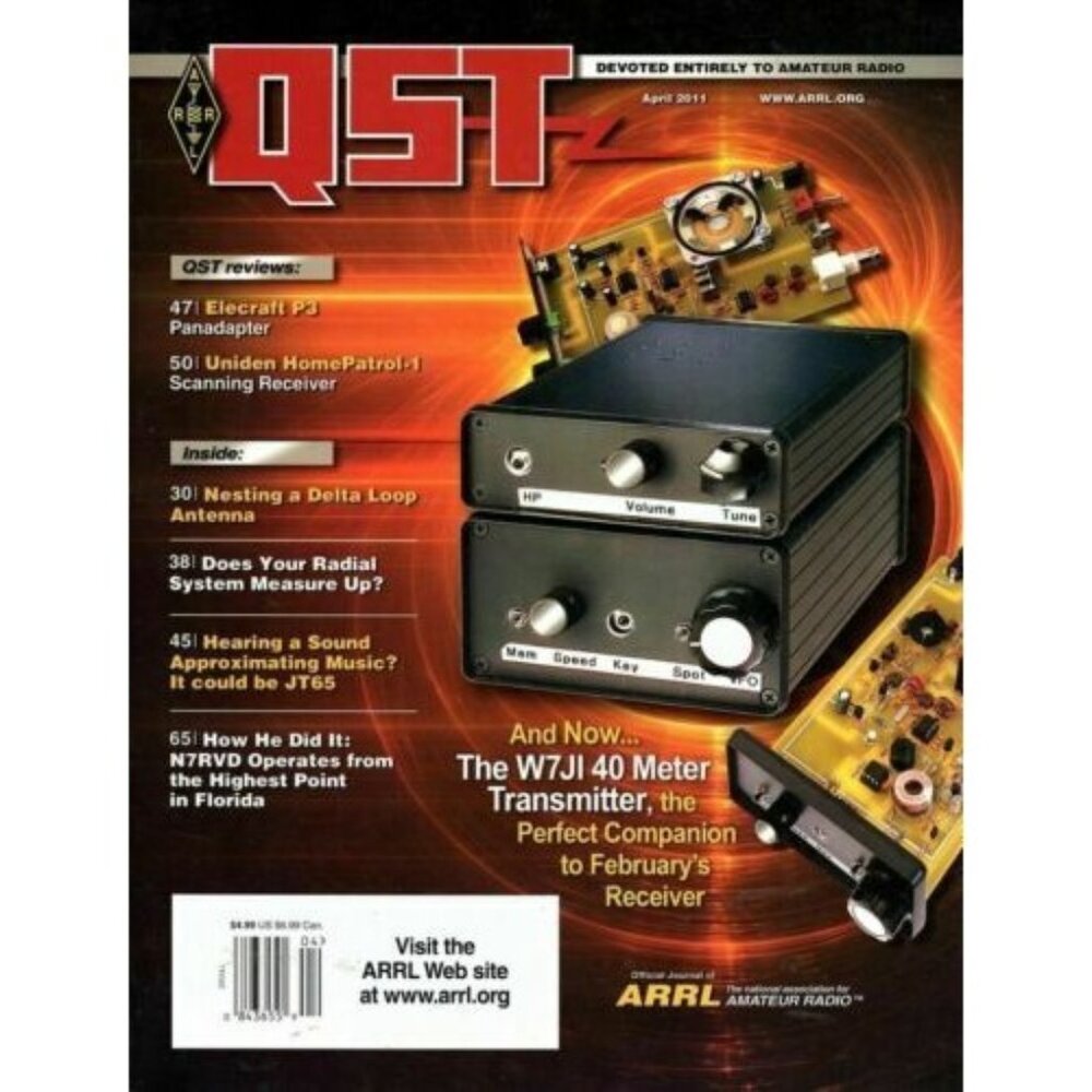 ARRL QST Magazine April 2011 Devoted Entirely to Amateur Radio Ham Radio